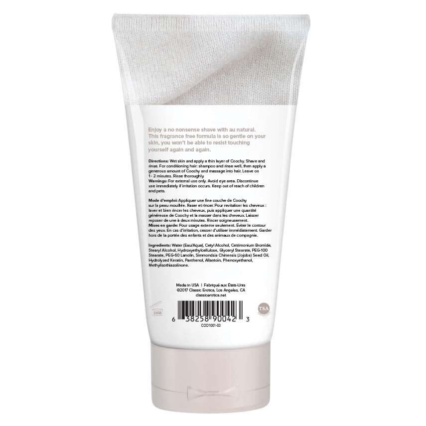 Coochy Shave Cream - Au Natural - 3.4 Oz-1