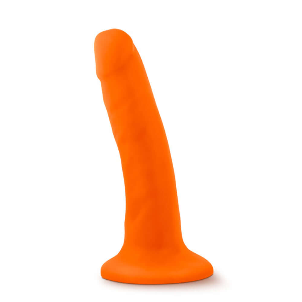 Neo - 5.5 Inch Dual Density Cock - Neon Orange-1