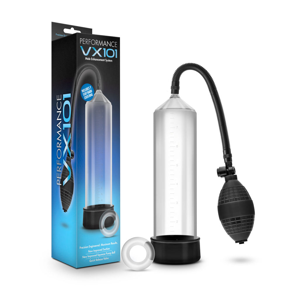 Performance - Vx101 Male Enhancement Penis Pump - Clear