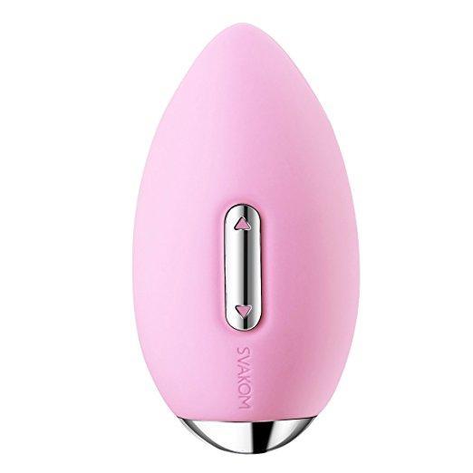SVAKOM Candy 3-function Rechargeable Silicone Massager with Moving Lips Pale Pink