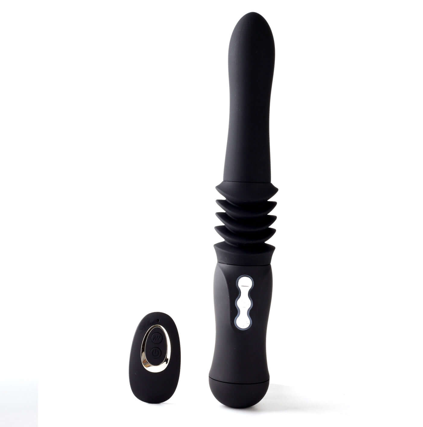 Max Silicone Thrusting Portable Love Machine - Black-0