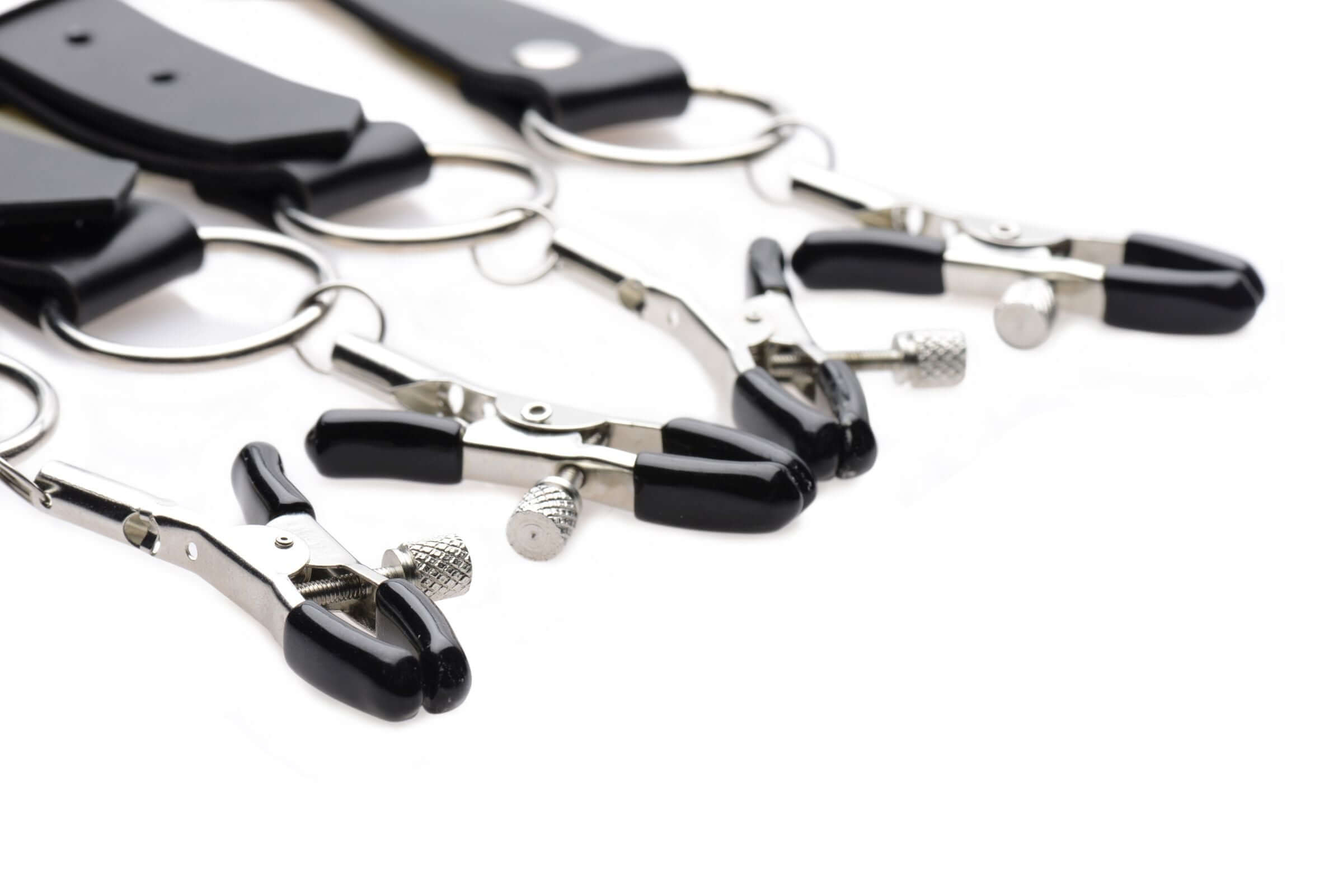 Spread Labia Spreader Straps With Clamps-1