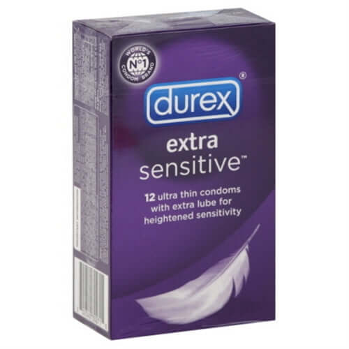 Durex Extra Sensitive Lubricated Condoms - 12 Pack Durex Extra Sensitive Lubricated Condoms - 12 Pack