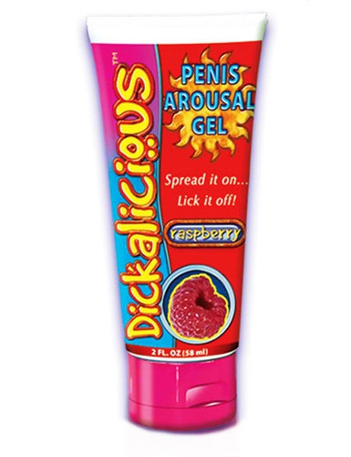 Dickalicious Penis Arousal Gel Raspberry 2 Oz