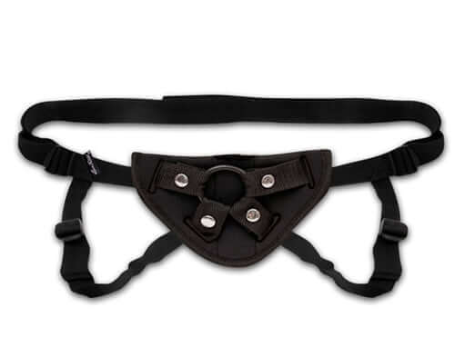 Neoprene Strap-on Harness - Black-0