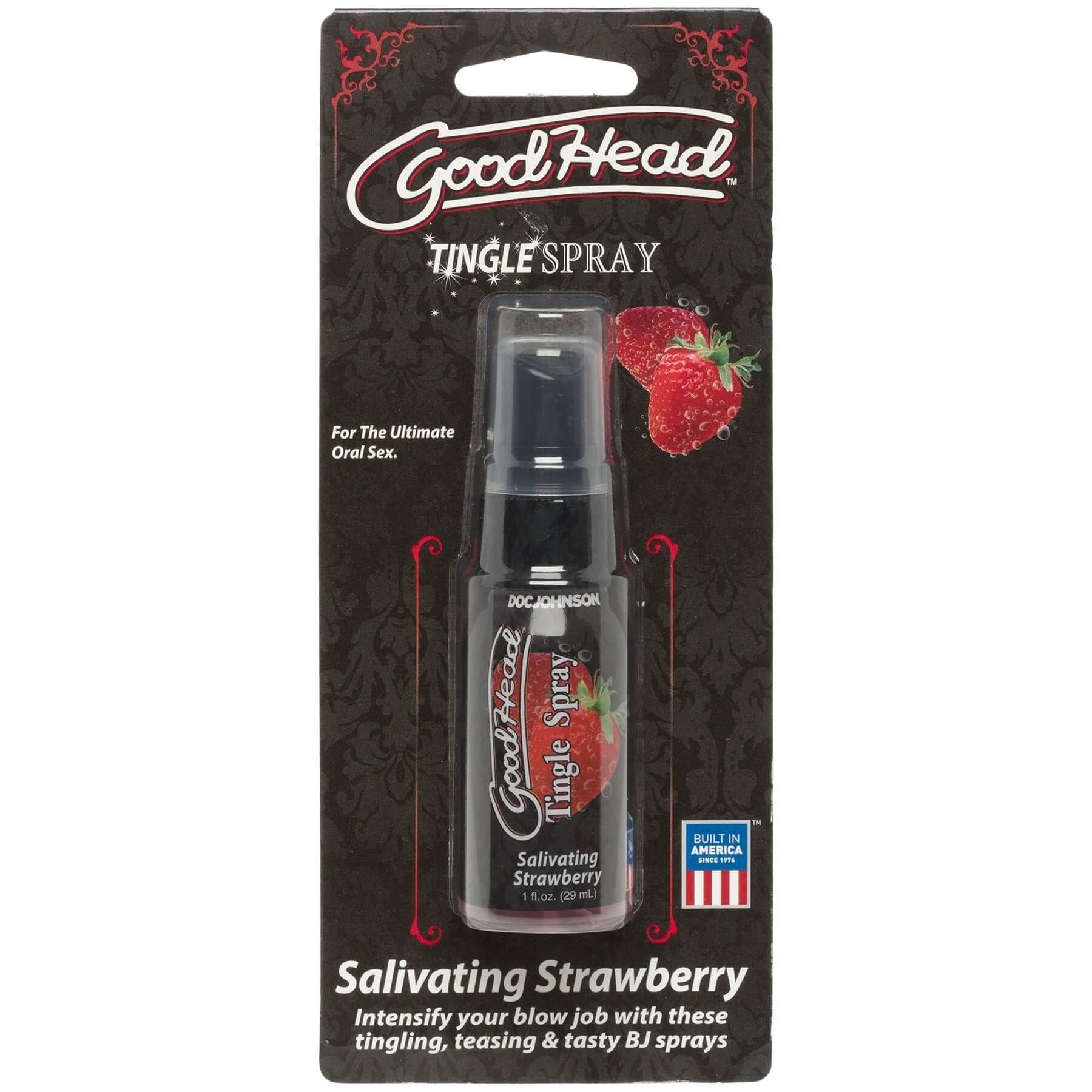 Goodhead Tingle Spray Salivating Strawberry 1 Oz