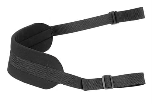 Doggie Style Strap Plus Size Black design features a padded strap for enhanced comfort and support during intimate moments.