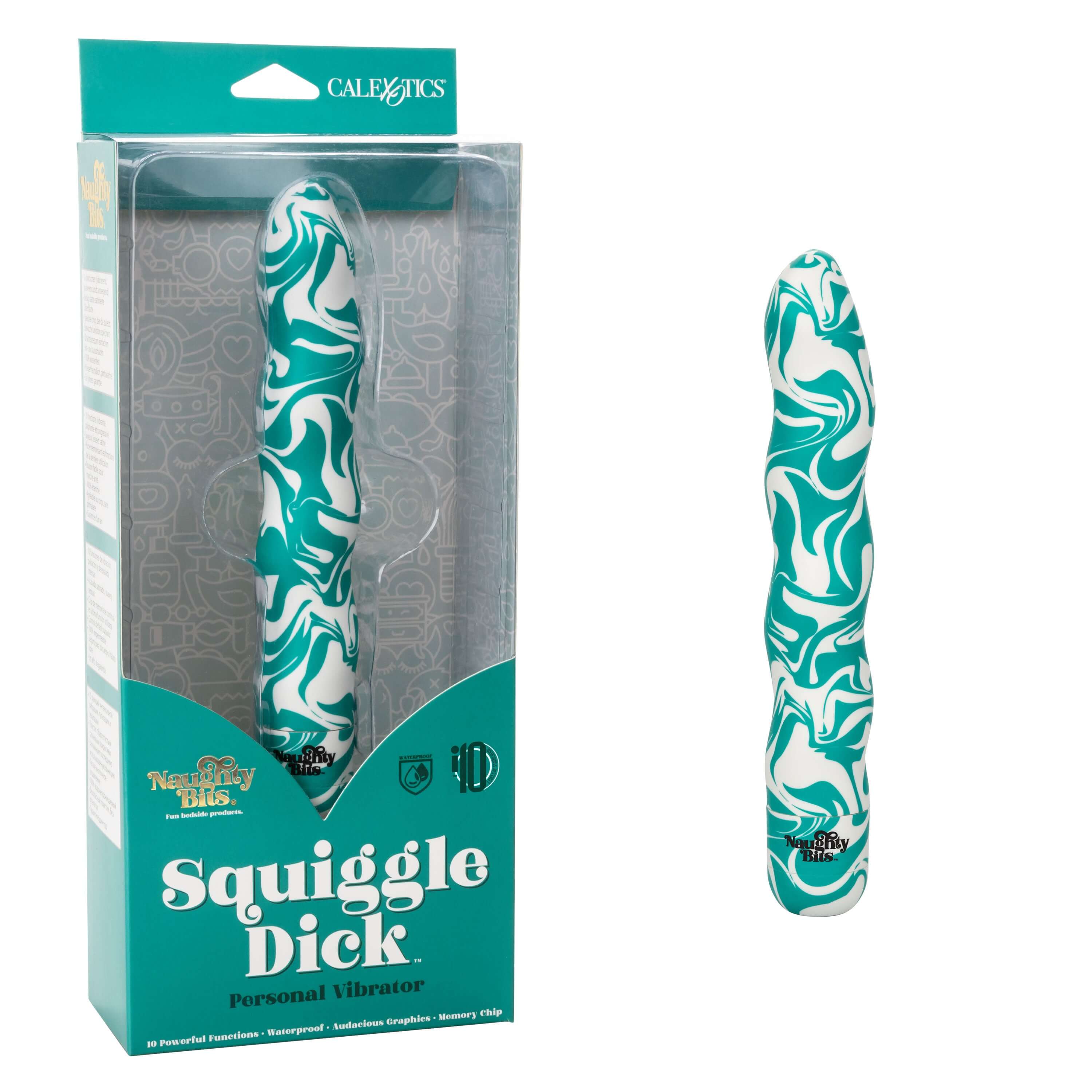 Naughty Bits Squiggle Dick Personal Vibrator-5