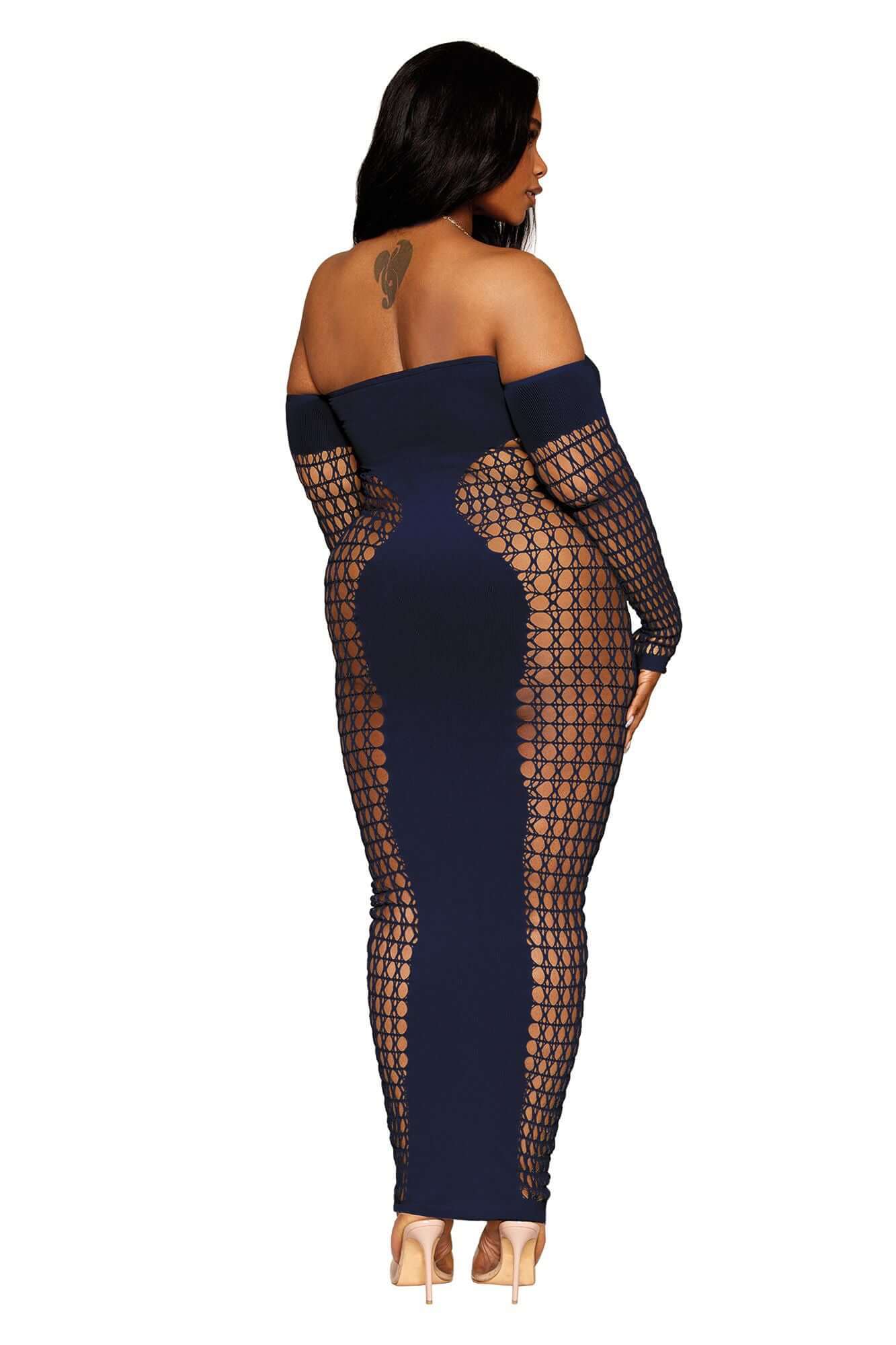 Bodystocking Gown - Queen Size - Denim-1
