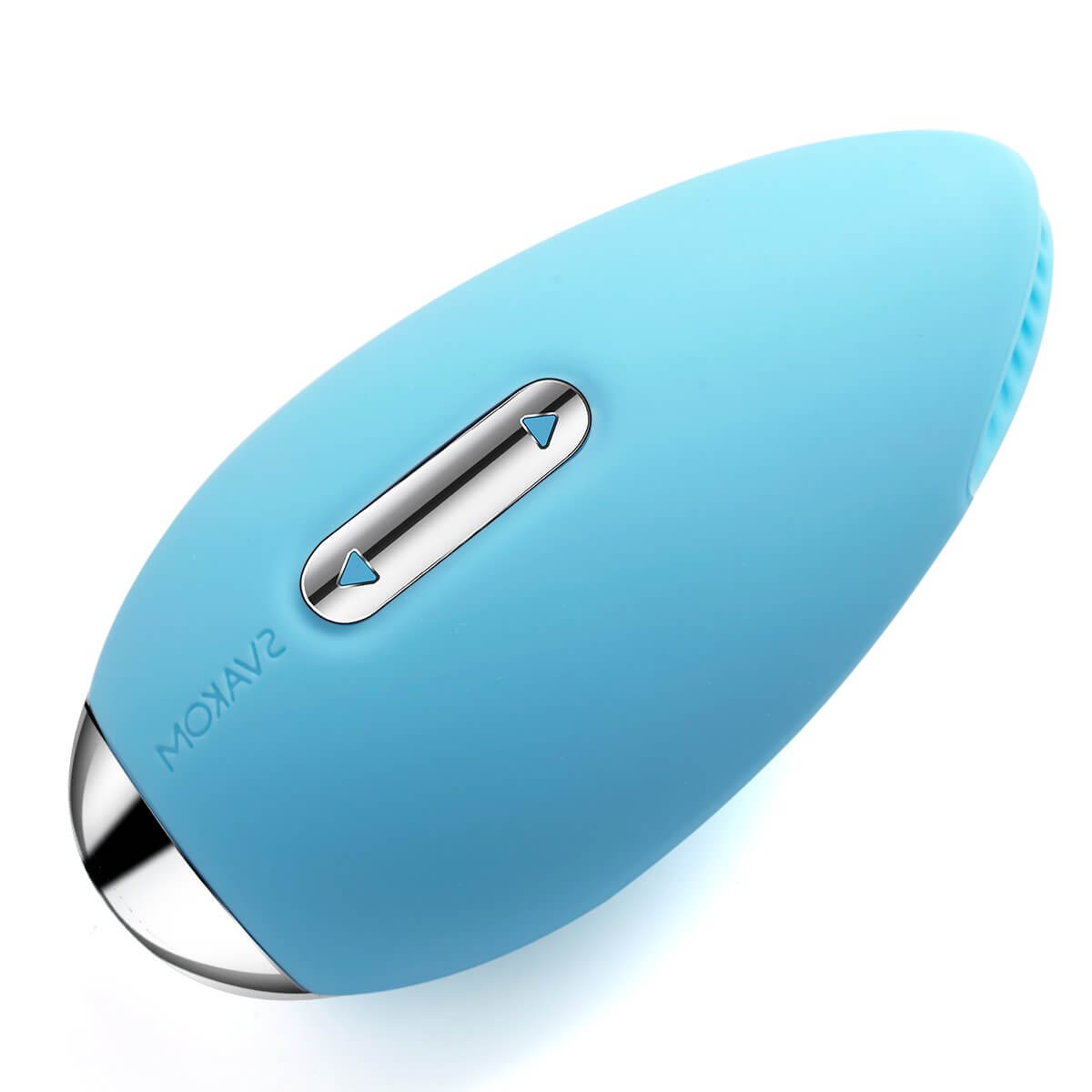 SVAKOM Candy 3-function Rechargeable Silicone Massager with Moving Lips Pale Blue