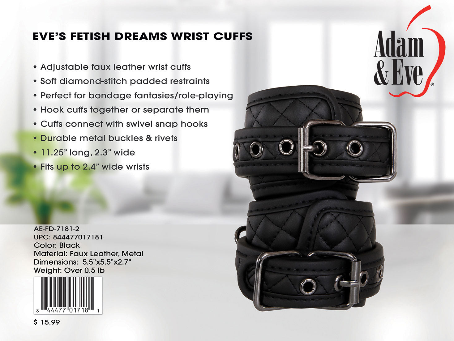 Eve's Fetish Dreams Wrist Cuffs