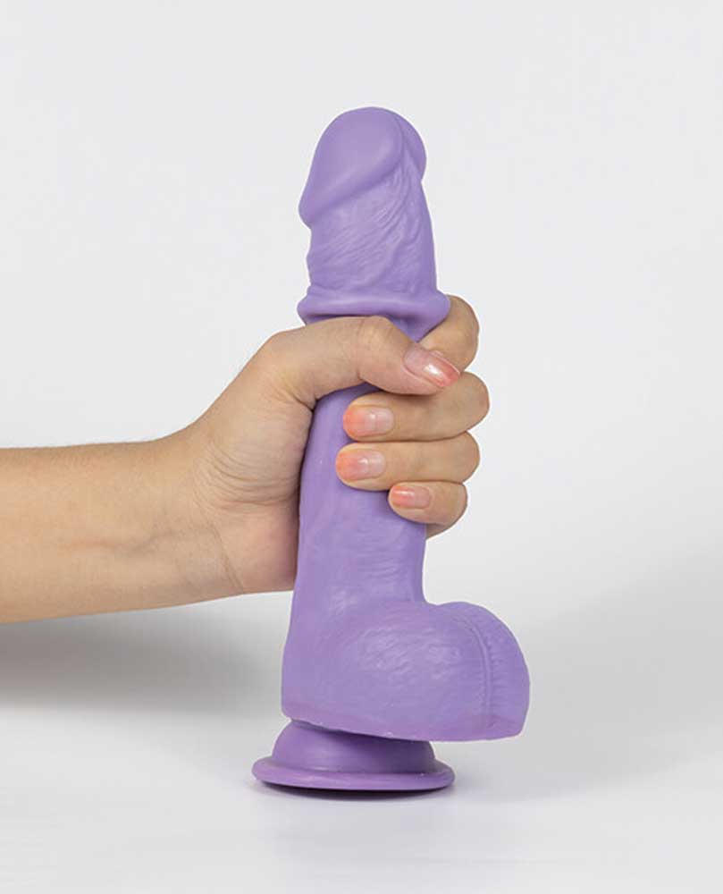 Get Lucky Ms. Lavender 7.5 Inch Dildo - Lavender-0