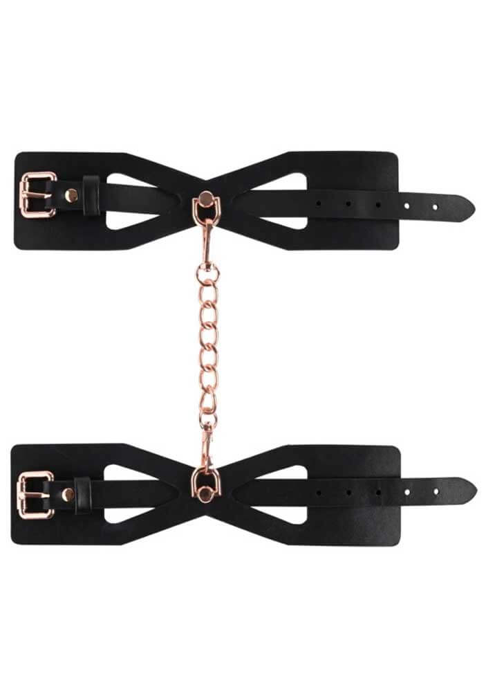 Brat Handcuffs - Black / Rose Gold-0