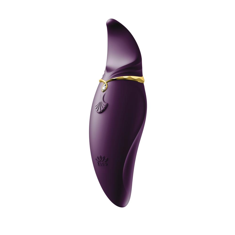 ZALO Hero Twilight Purple Clitoral Rechargeable Massager with PulseWave technology for superior ergonomics and functionality
