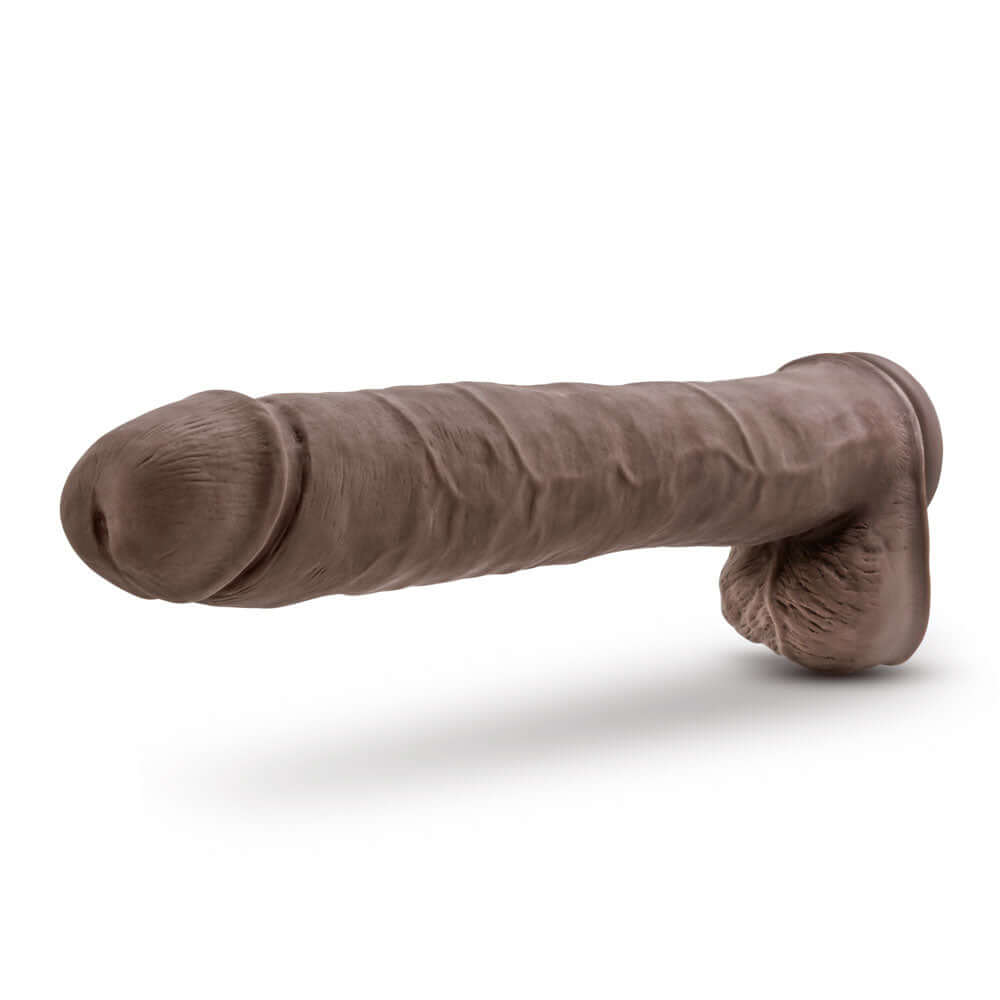 Au Naturel - Daddy - 14 Inch Sensa Feel Dual Density Dildo - Chocolate-0