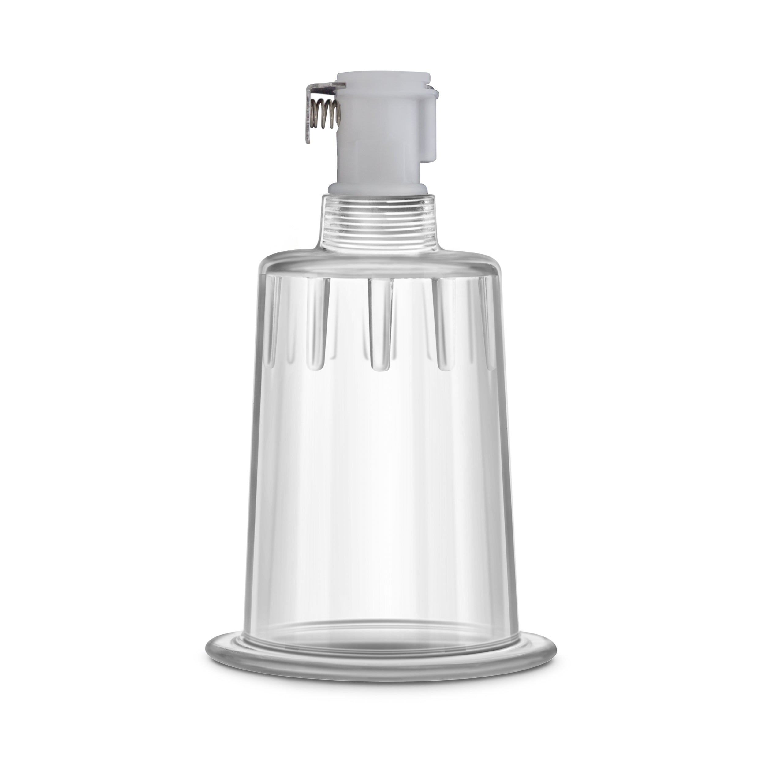 Temptasia Clit Cylinder 1.2 Inch Diameter Clear for enhanced sensitivity and circulation in compatible pump systems.