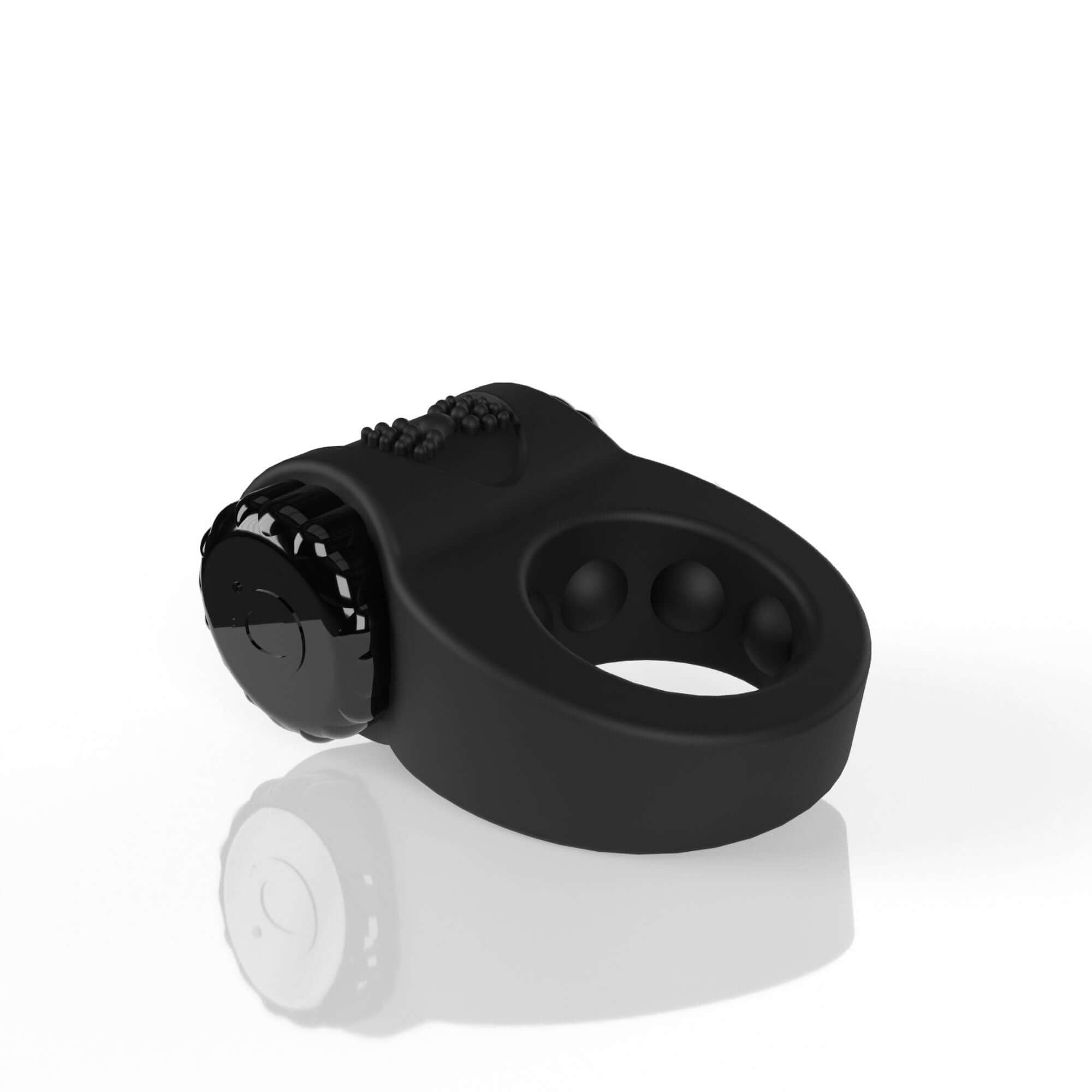 Screaming O - Big O Ritz Rechargeable Vibe Ring - Black-1