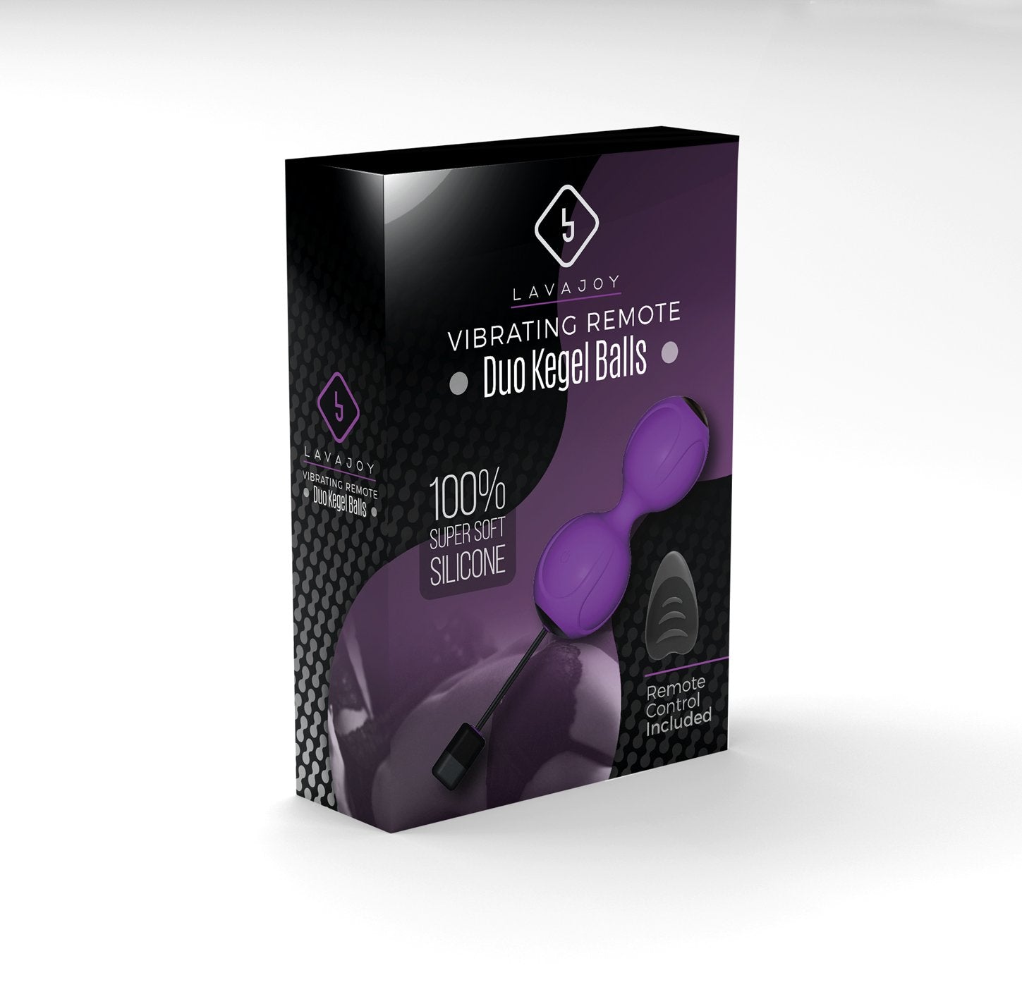 LavaJoy Vibrating Remote Controlled Duo Kegel Balls