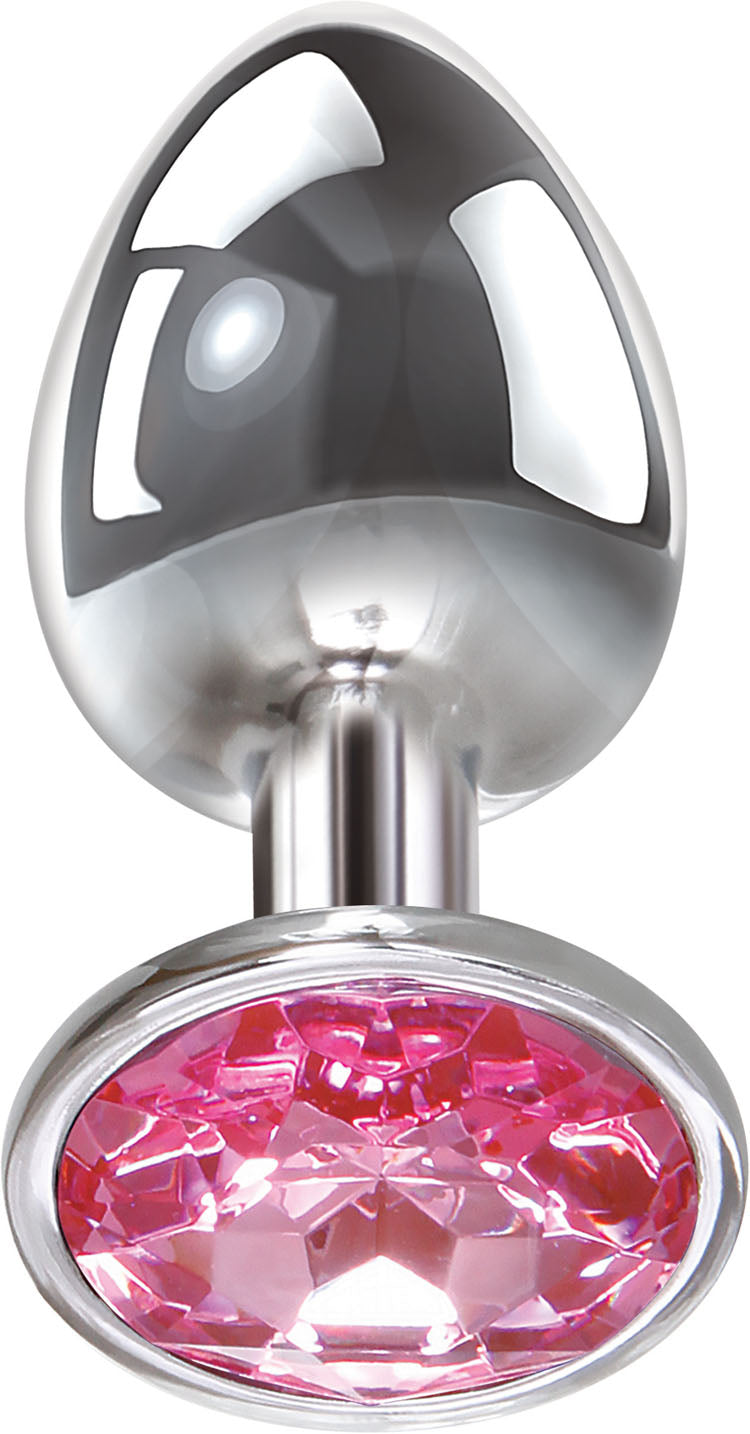 Pink Gem Anal Plug - Large