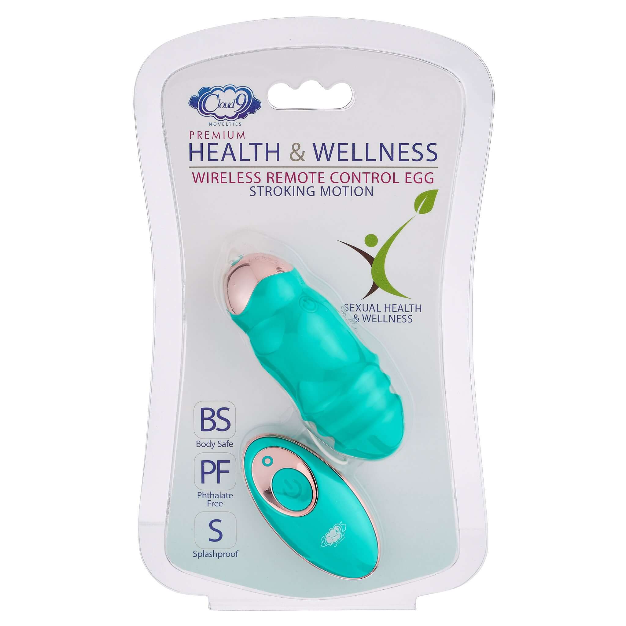 Health and Wellness Wireless Remote Control Egg - Stroking Motion