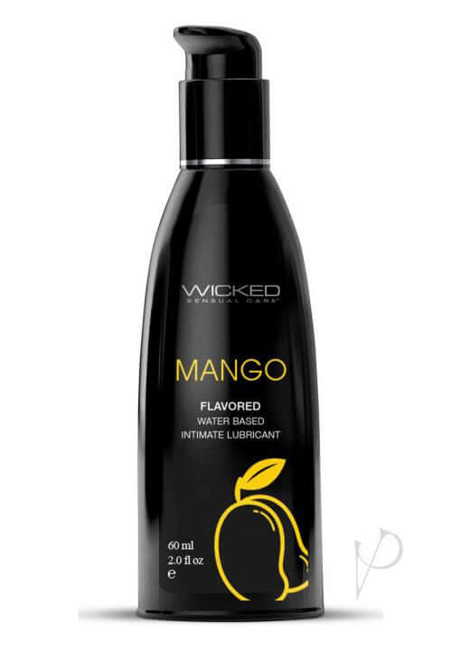 Aqua Mango Water Flavored Water- Based Lubricant - 2 Fl Oz/60ml