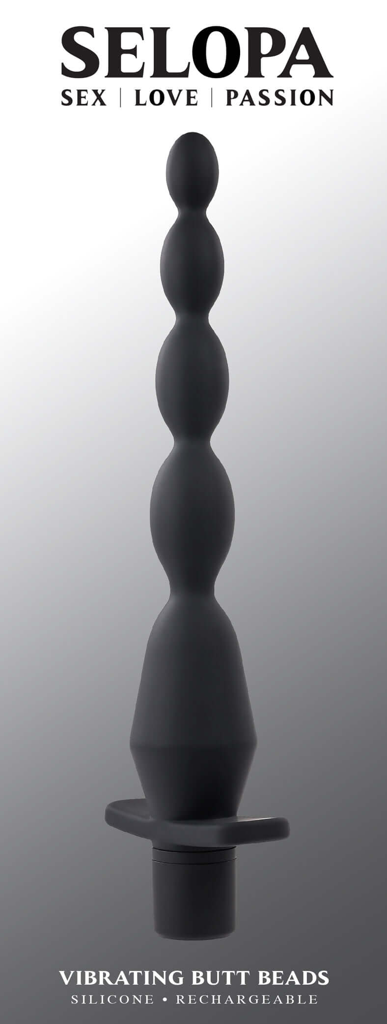 Vibrating Butt Beads - Black-5