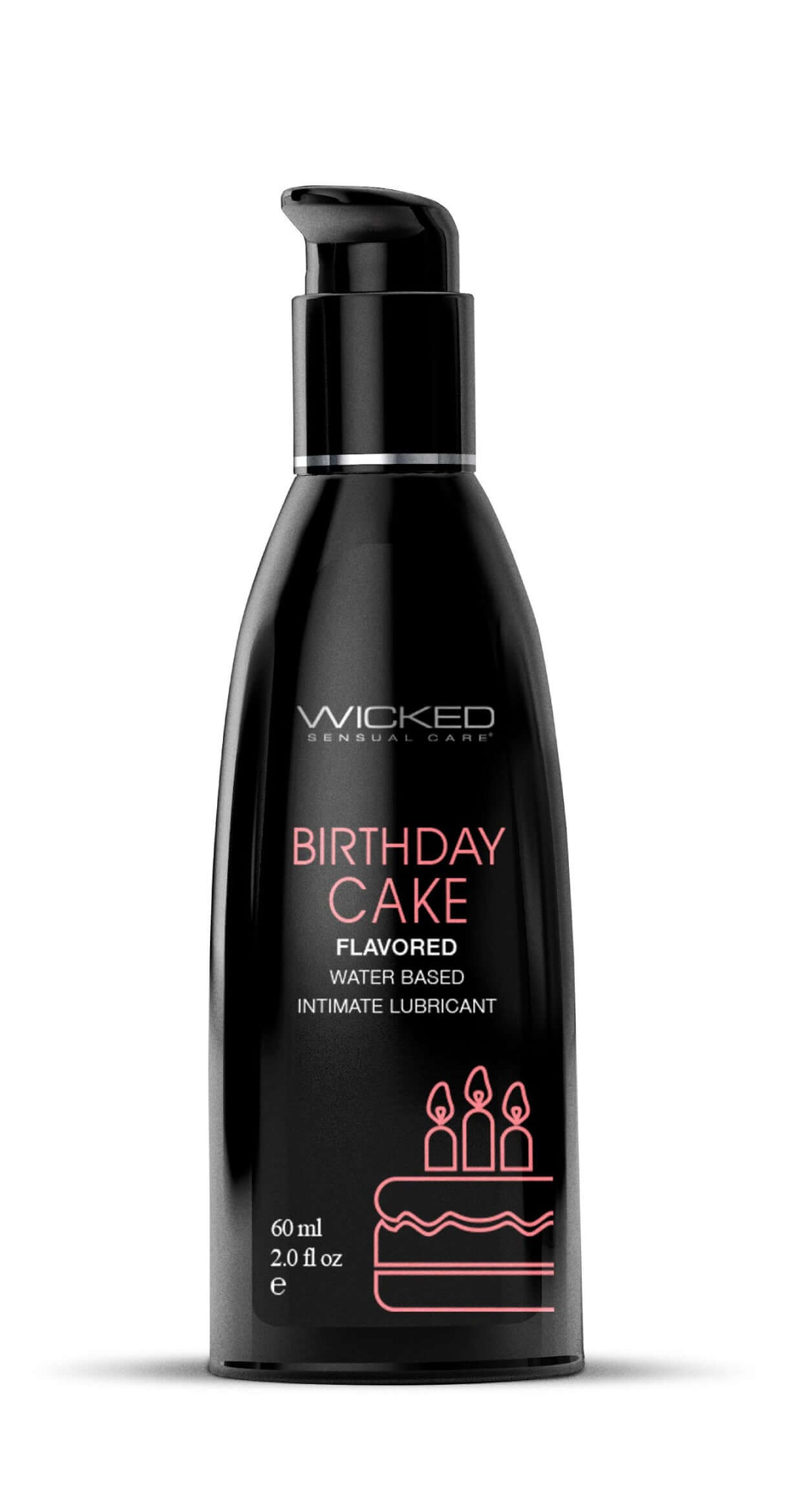 Wicked Aqua Birthday Cake Flavored Water Based Lubricant 2 Oz