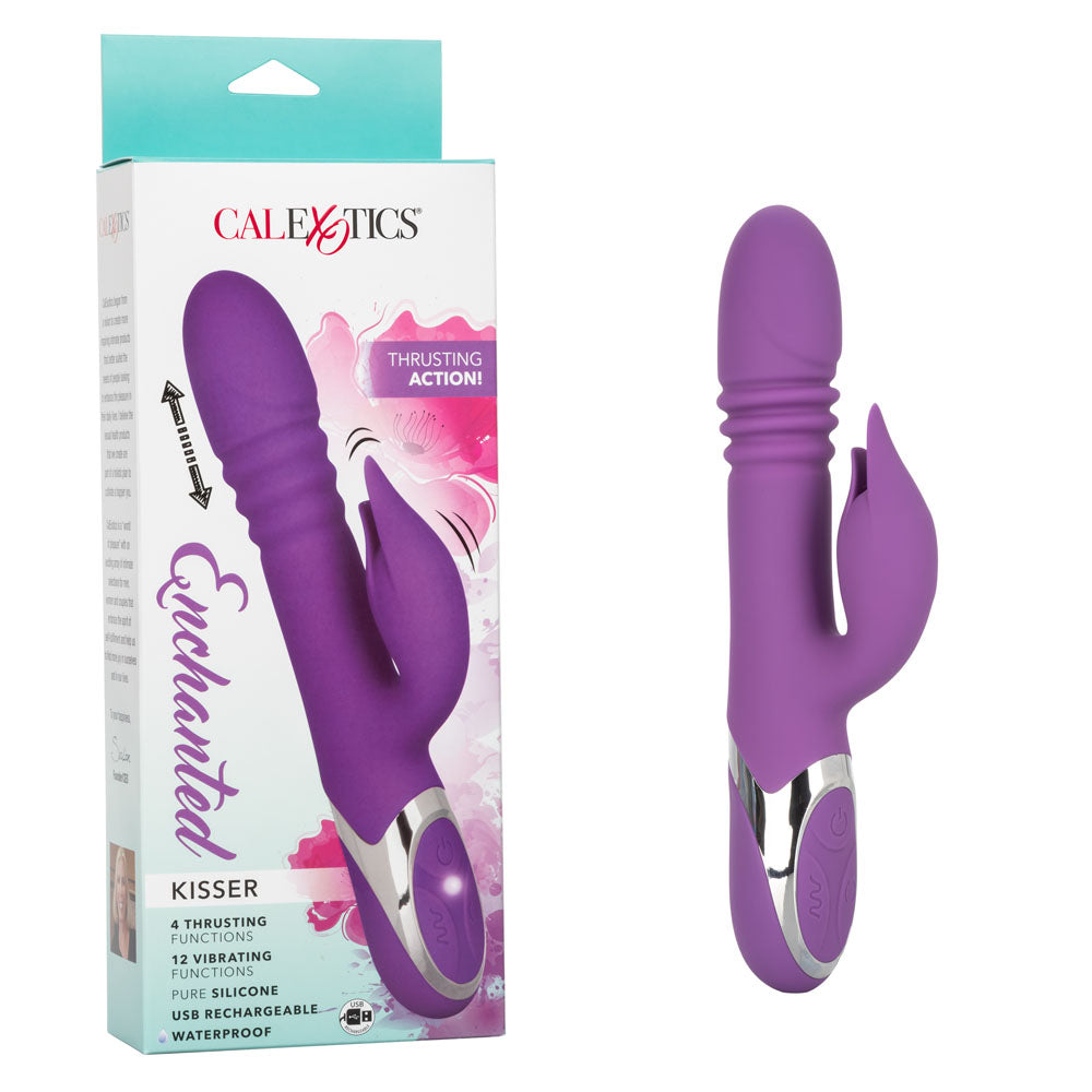 Enchanted Kisser Rabbit Vibrator - Purple