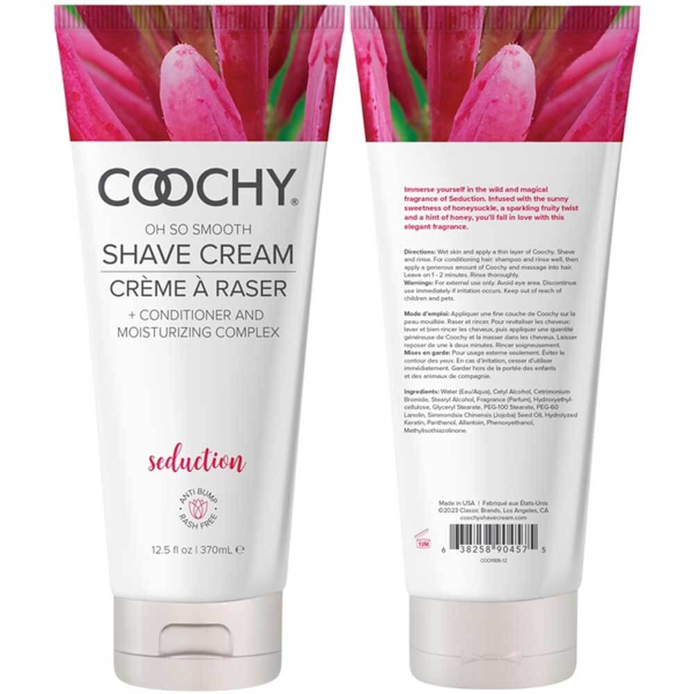 Coochy Oh So Smooth Shave Cream - Seduction - 12.5 Oz-0