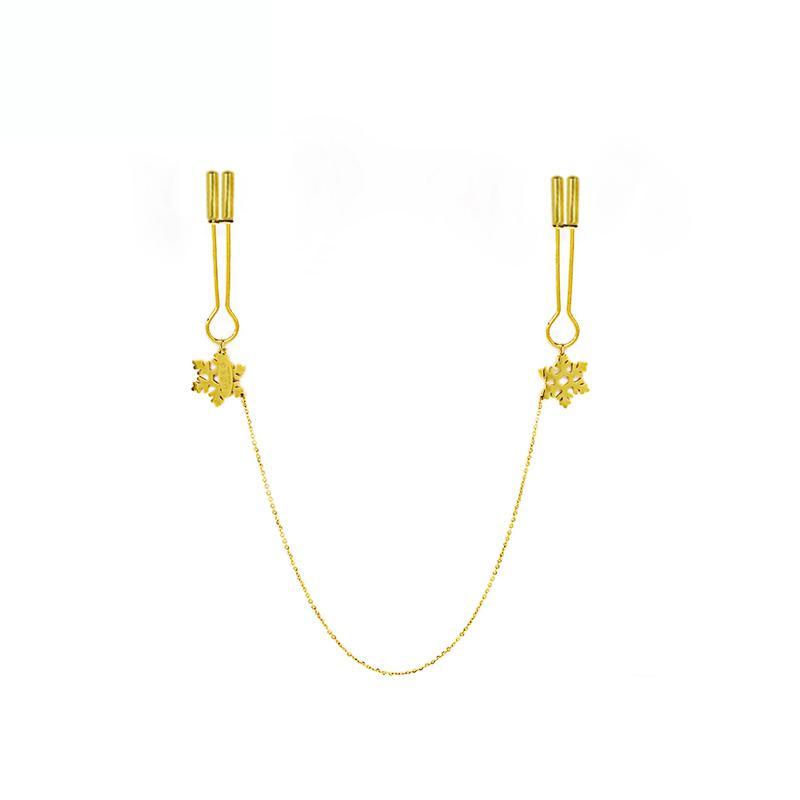 UPKO Snowflake Chain Nipple Clamps