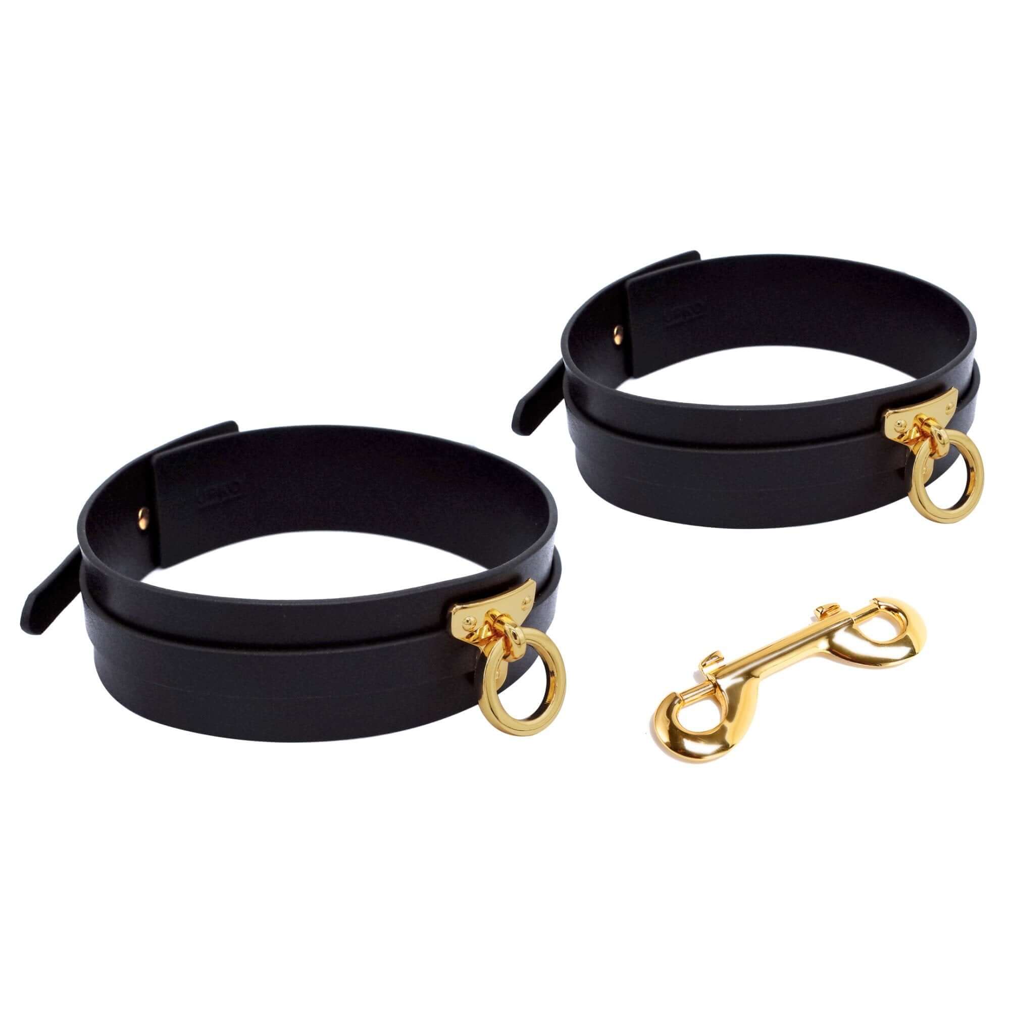 Luxury Italian Leather Thigh Cuffs by UPKO