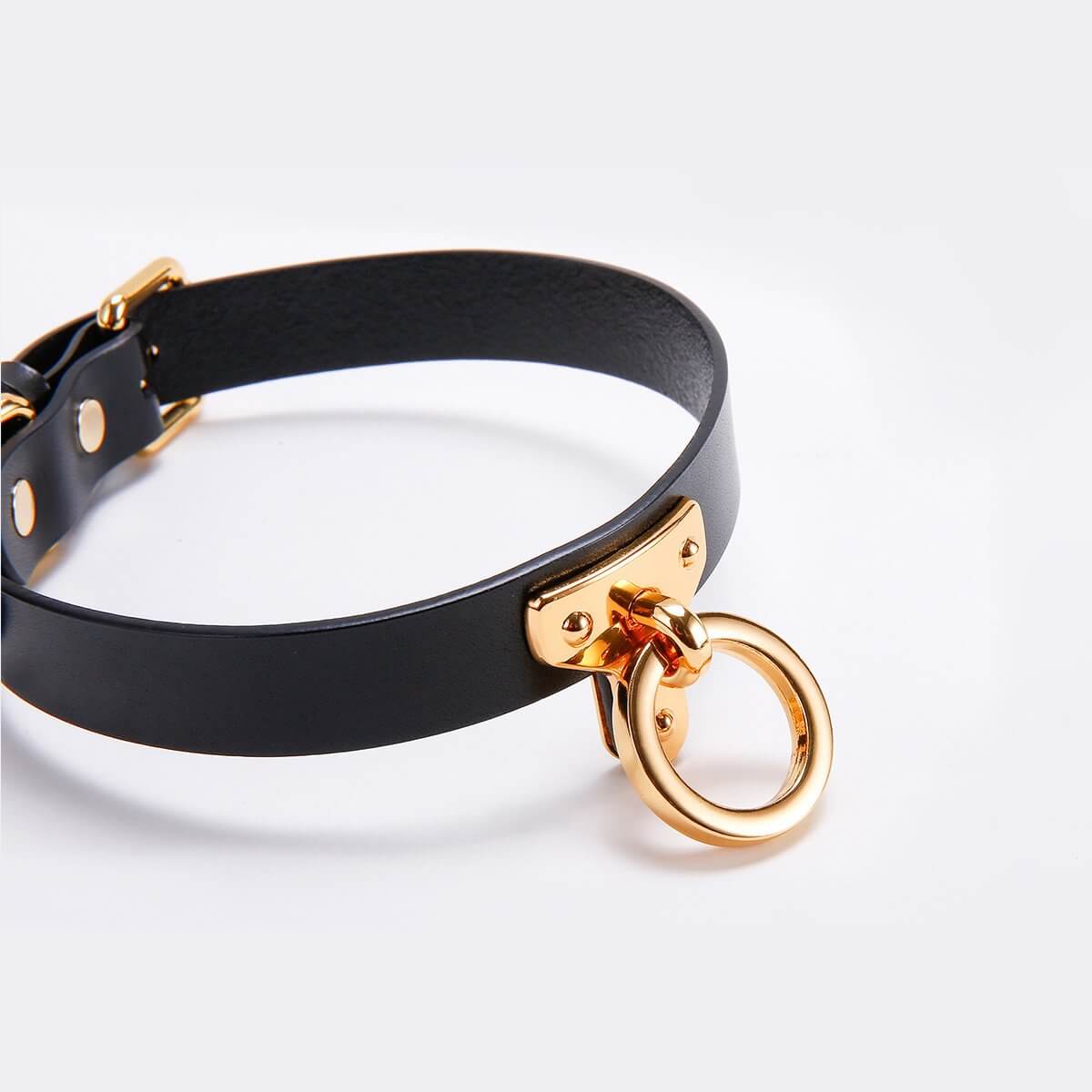 Luxury Italian Leather Cosplay Choker from UPKO
