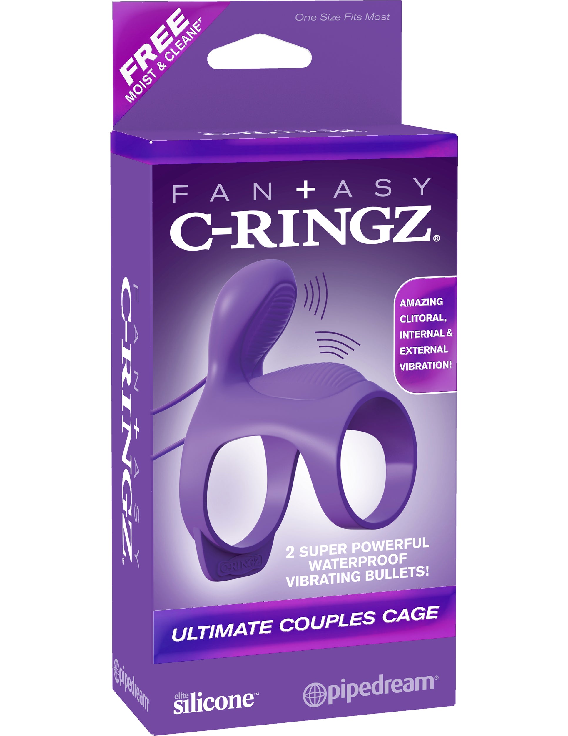 Fantasy C-Ringz Ultimate Couples Cage - Purple