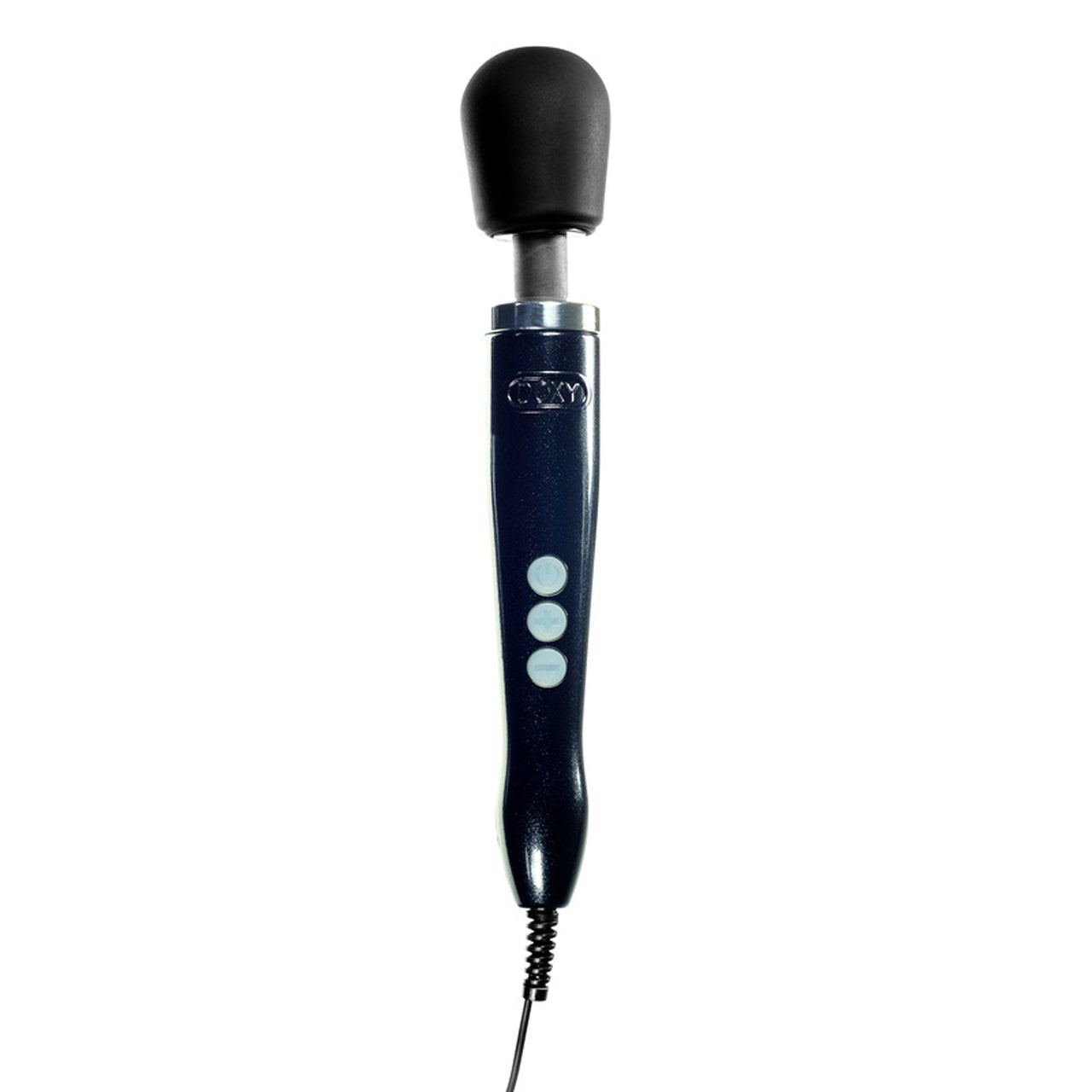 Doxy Die Cast Black Plug-In Vibrating Wand Massager