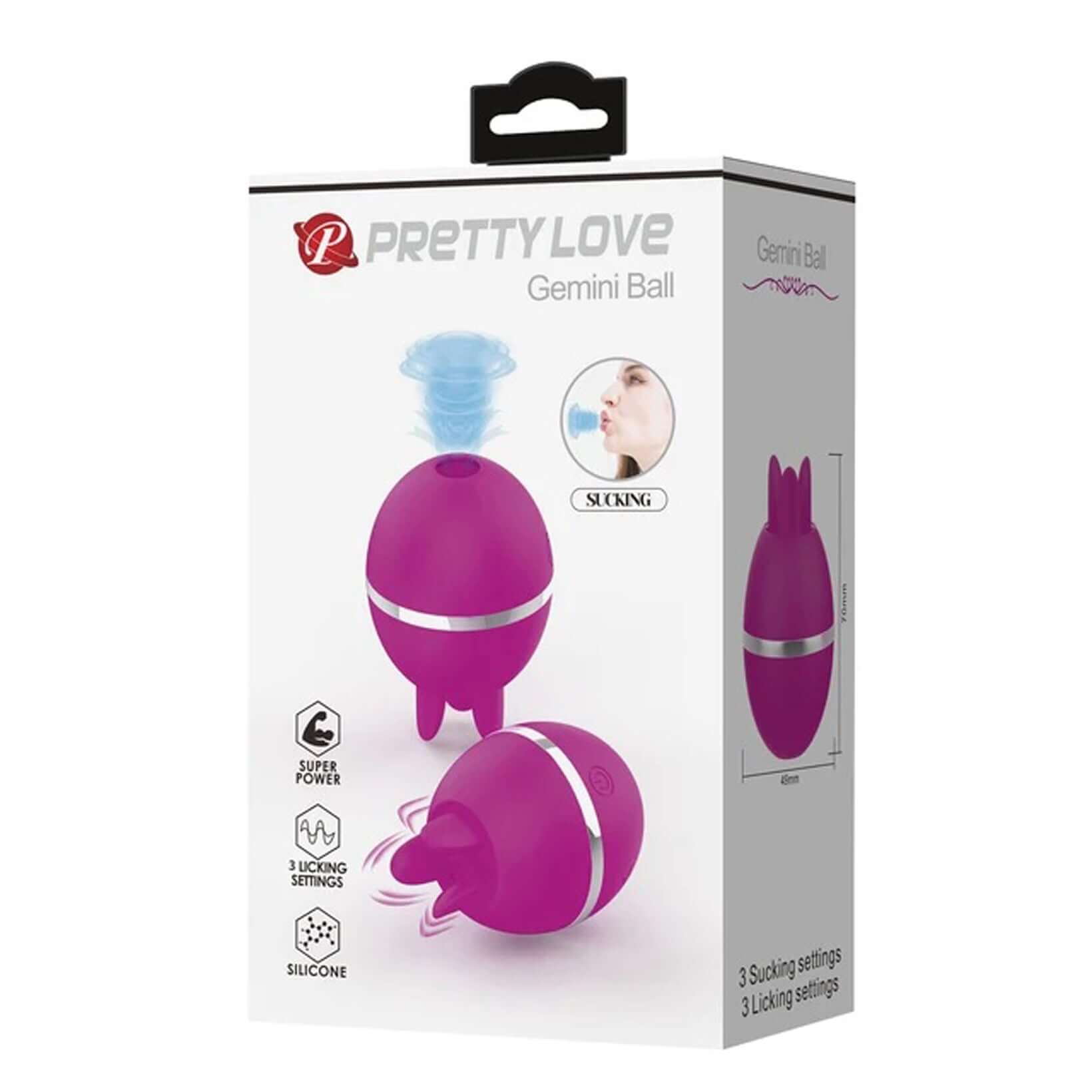 Pretty Love - Gemini Ball - Fuchsia-1