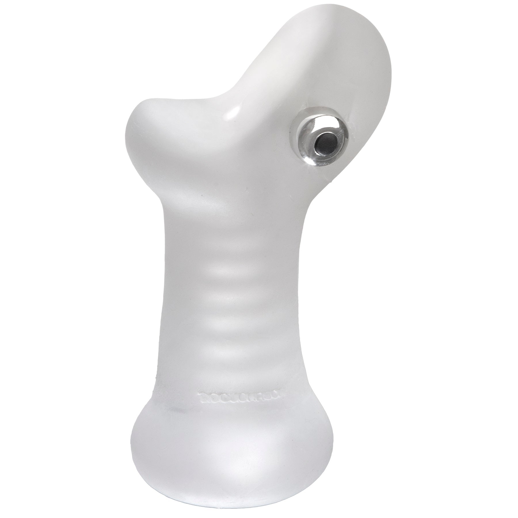 The Super Sucker 2.0 - Clear vibrating stroker with ergonomic design and 7-function bullet for enhanced pleasure.