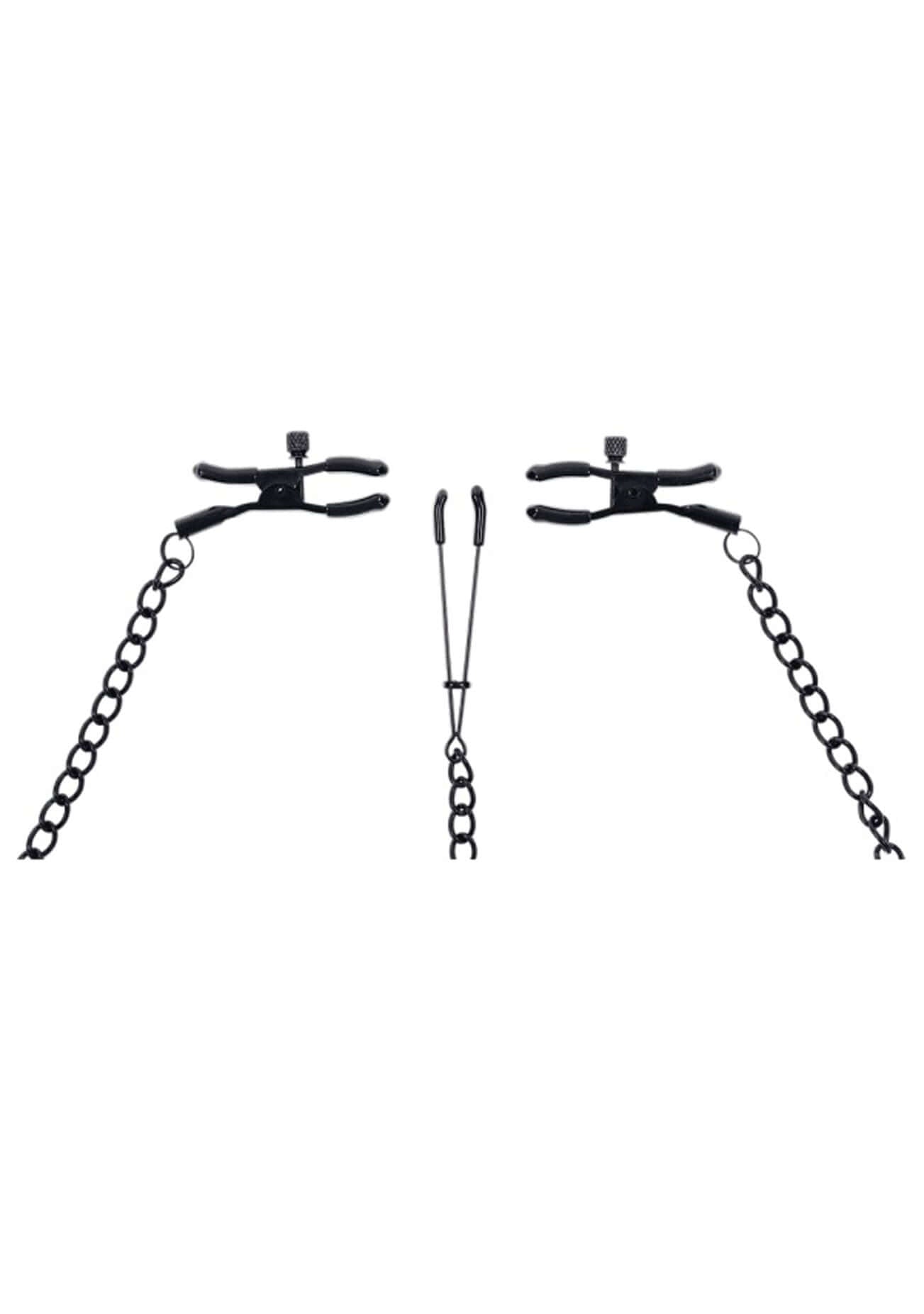 Saffron Nipple to Clit Set - Black-0