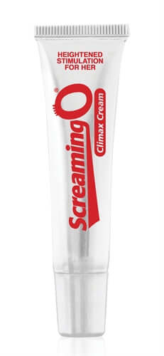 Screaming O Climax Cream 15 ml Tube featuring heightened stimulation for her, enhancing intimate pleasure.