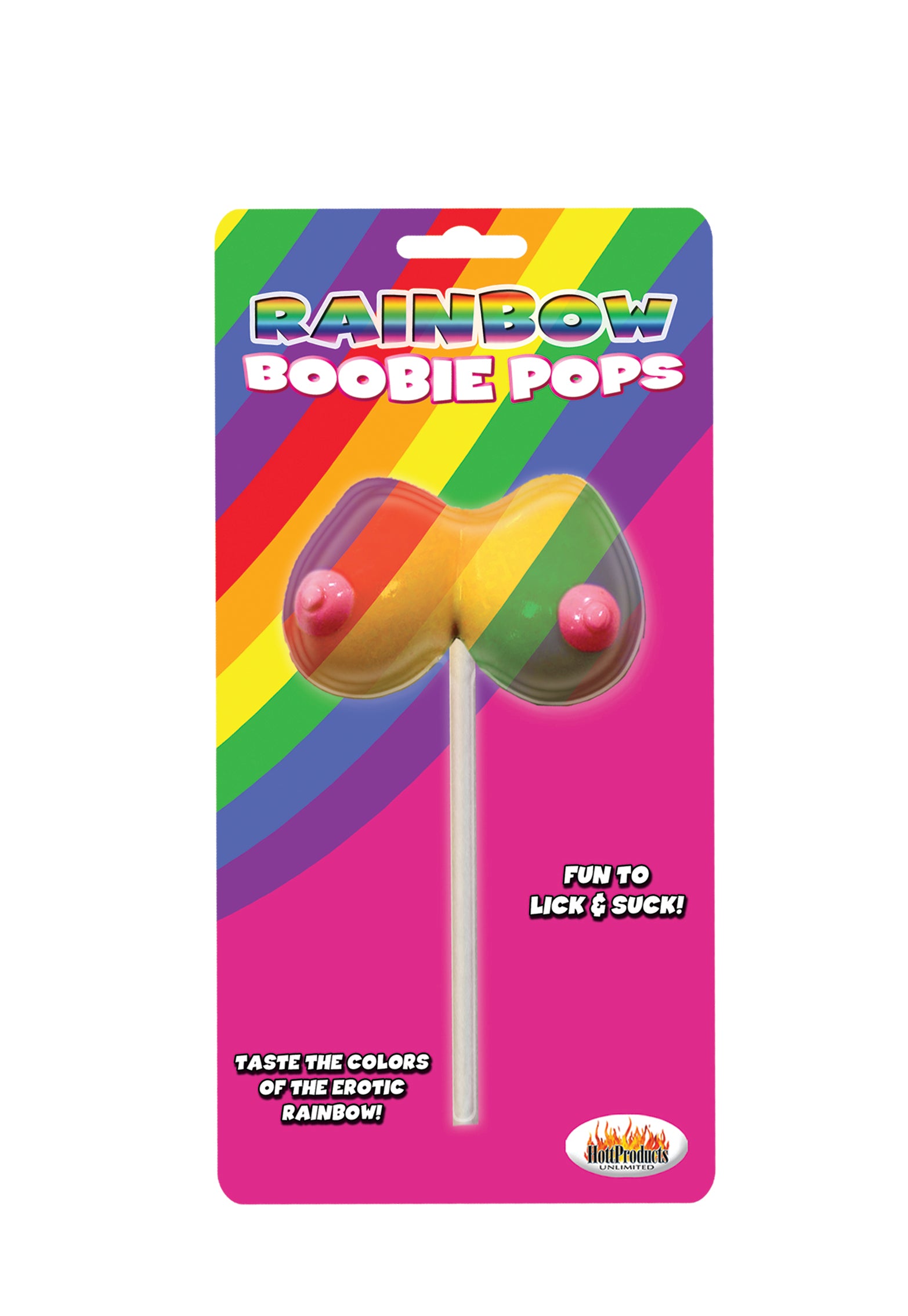 Rainbow Boobie Pops 1.48 Oz