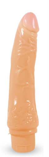 Dr. Skin Silver Collection Cock Vibe 7 Vibrating Dildo 8.5 inches - Vanilla