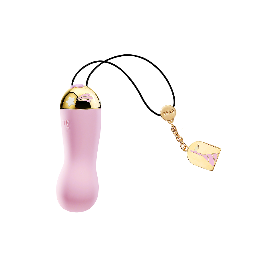 ZALO Baby Star Bullet App-controlled Rechargeable Vibrator in Berry Violet from the Lolita Series with ornate jewelry-style packaging