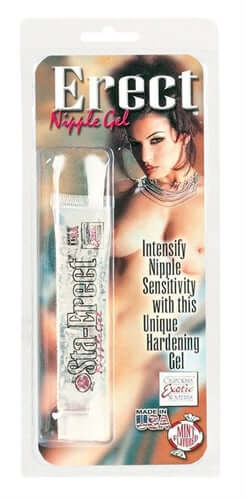 Erect Nipple Play Gel Mint - Long-lasting nipple erection gel for increased sensitivity. Peppermint flavored intense tingling sensation.