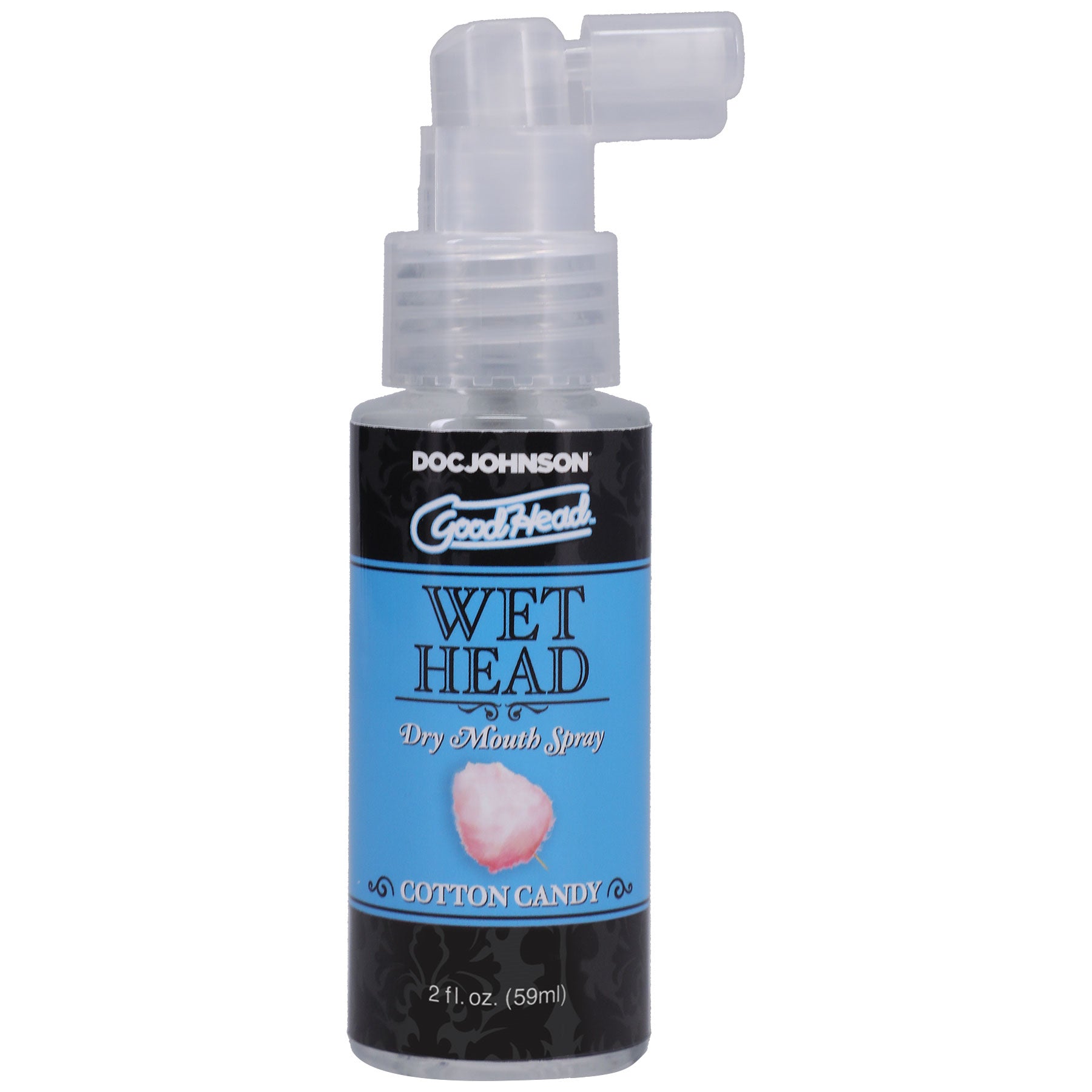 Enhance Oral Pleasure with GoodHead Wet Head Dry Mouth Spray Cotton Candy 2 Oz - Vegan, Sugar-Free, and Made in America!