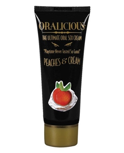 Oralicious Oral Sex Cream Peaches & Cream 2 Oz