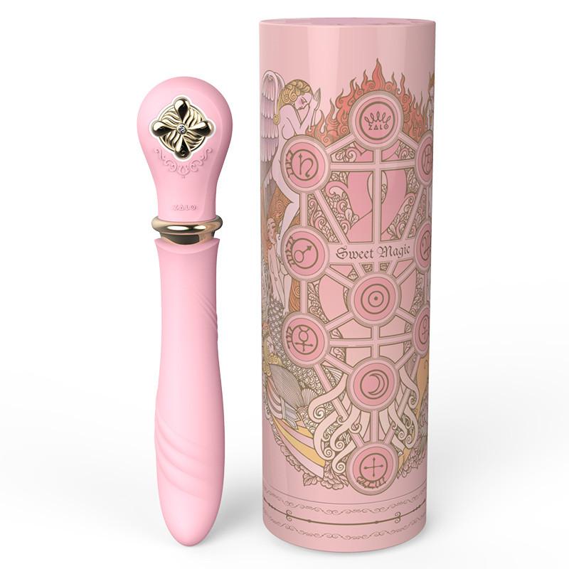 ZALO Desire Pre-Heating Rechargeable Thruster in Fairy Pink with Sweet Magic Series packaging