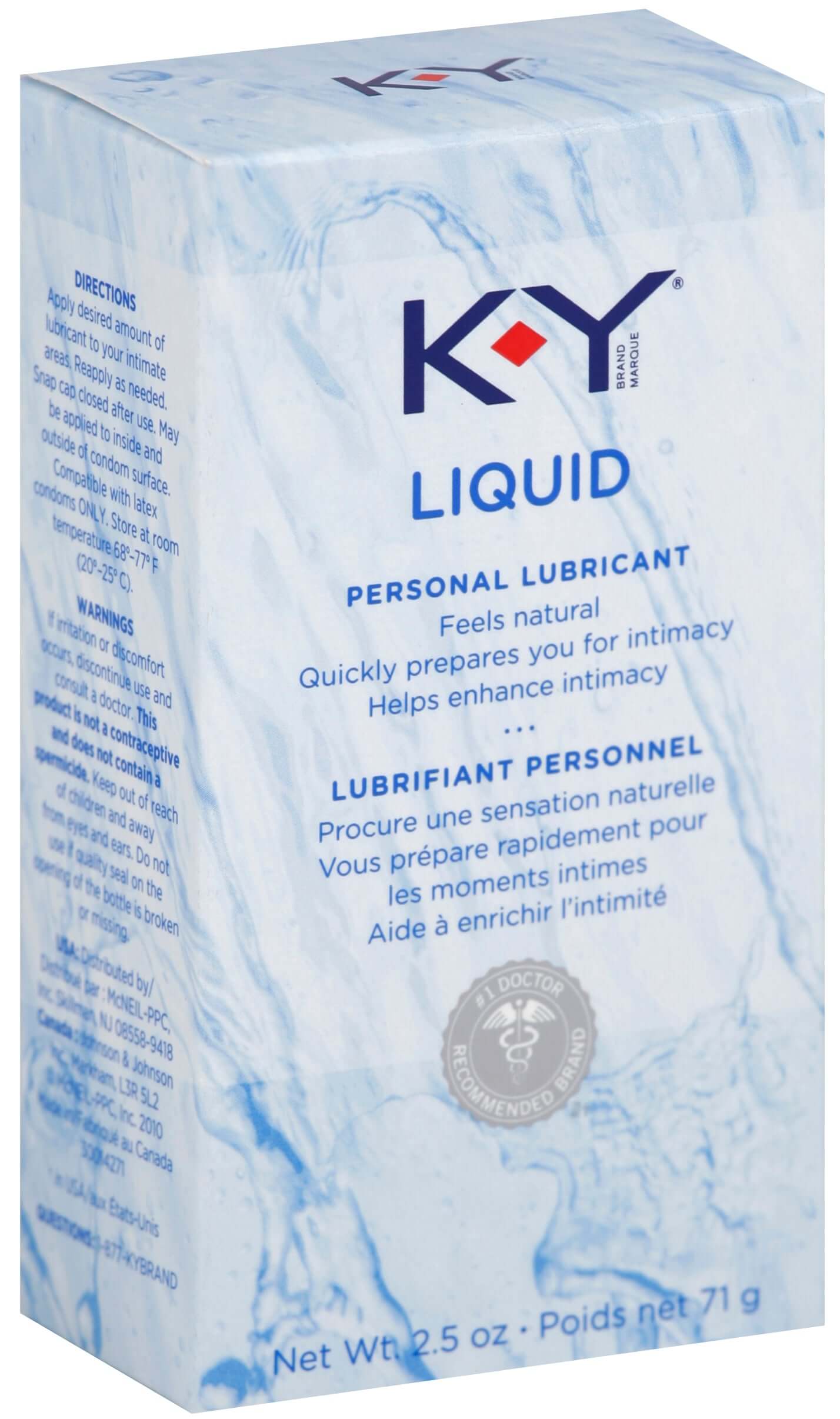 K-Y Liquid 2.5 Oz Bottle