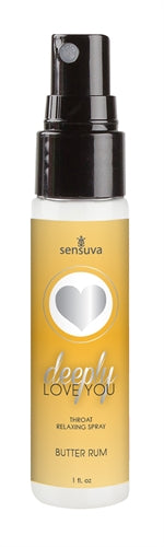 Deeply Love You Throat Relaxing Spray Butter Rum 1 Oz