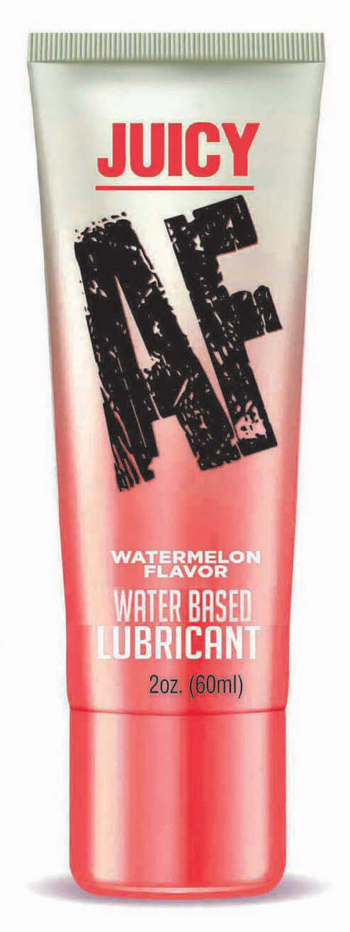 Juicy Af - Watermelon Water Based Flavored Lubricant - 2 Oz