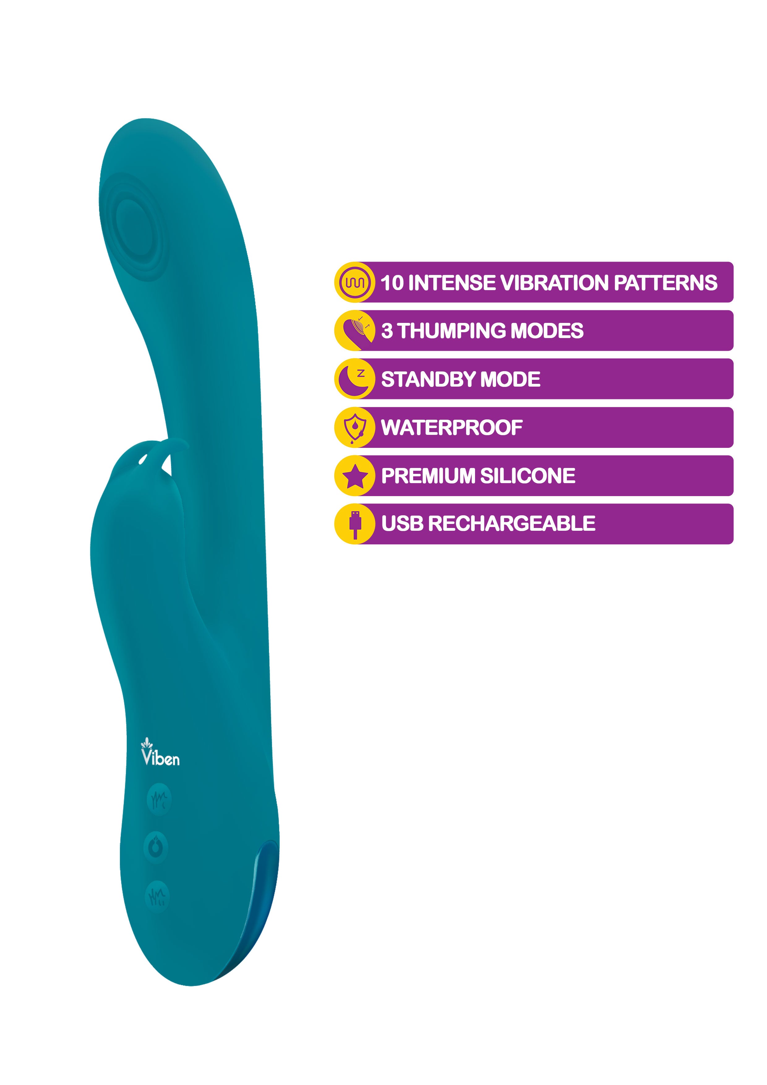 Razzle - Ocean - Rechargeable Thumping G-Spot Rabbit