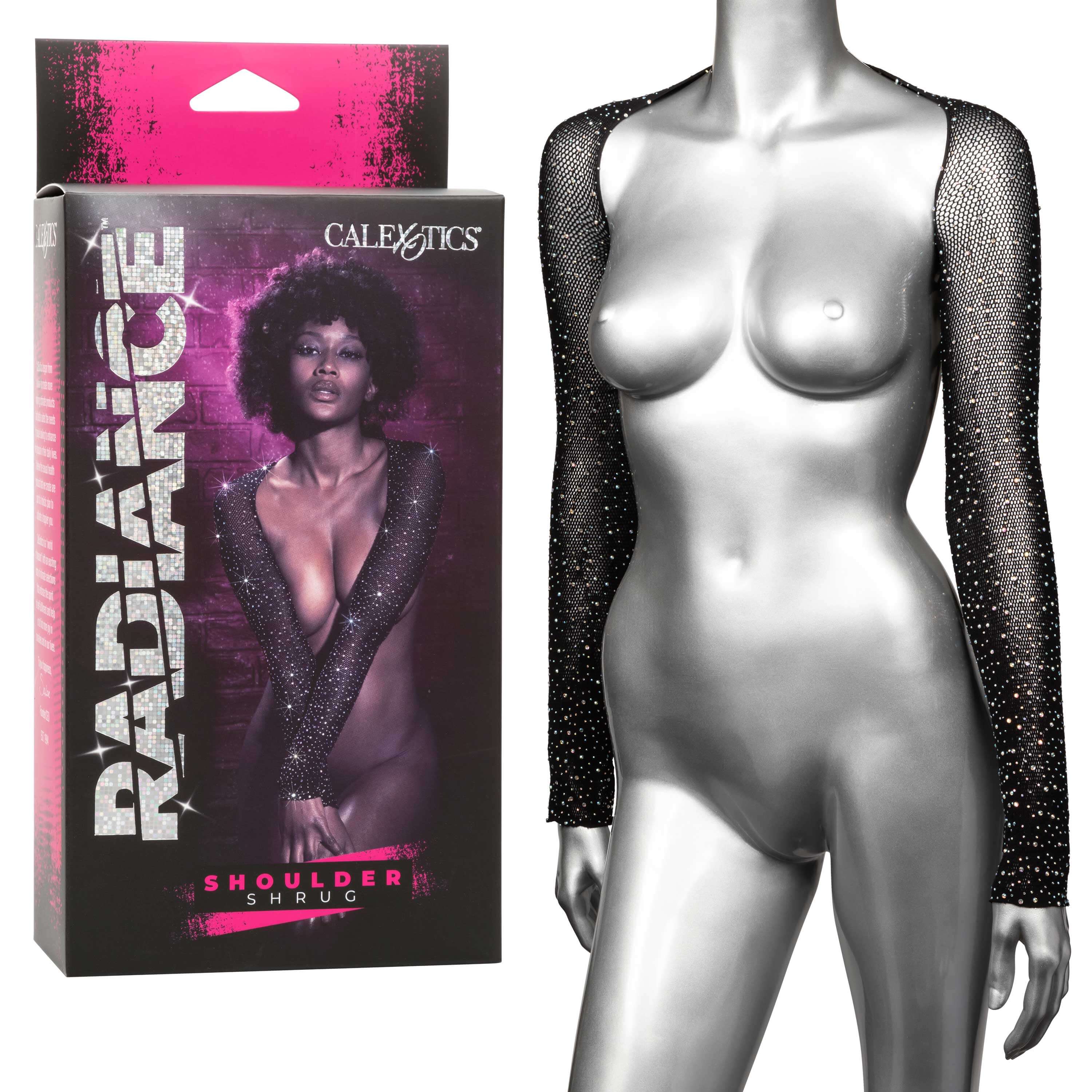 Radiance Shoulder Shrug - Black-0